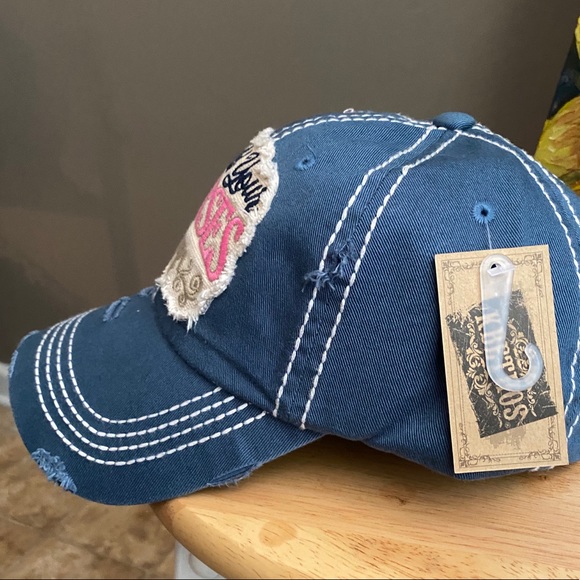 SOLD////KBETHOS Hold Your Horses Distressed Hat - Picture 8 of 10